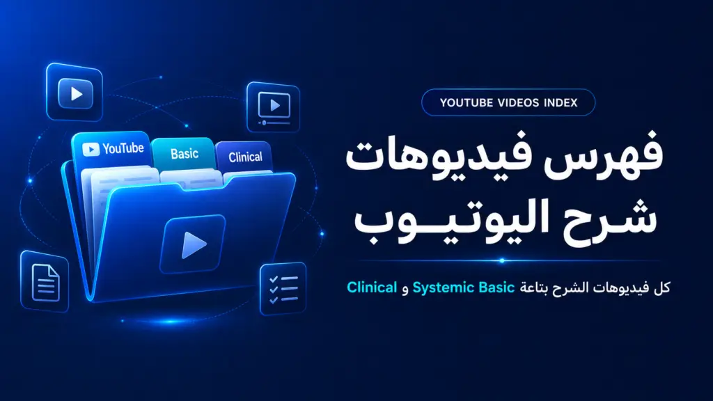 فهرس فيديوهات شرح الطب لطلاب الطب | Basic & Clinical | Medicine Way