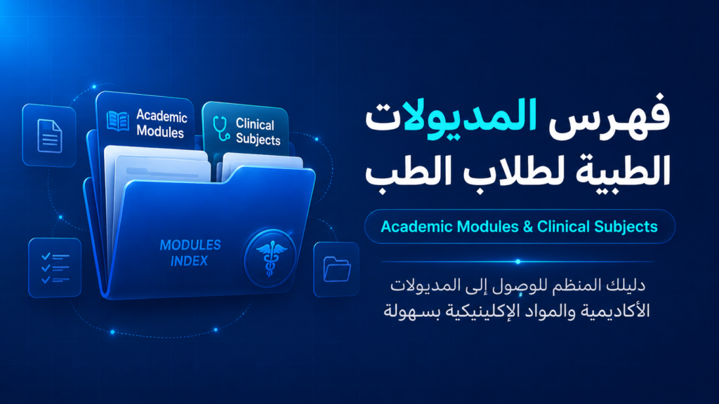 فهرس المديولات الطبية لطلاب الطب | Academic Modules & Clinical Subjects