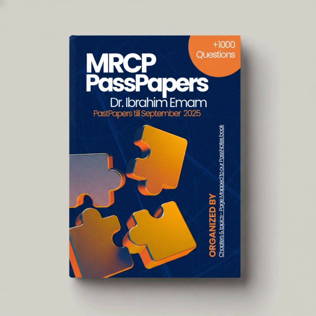 صفحة من كتاب أسئلة MRCP PassPapers للدكتور إبراهيم إمام