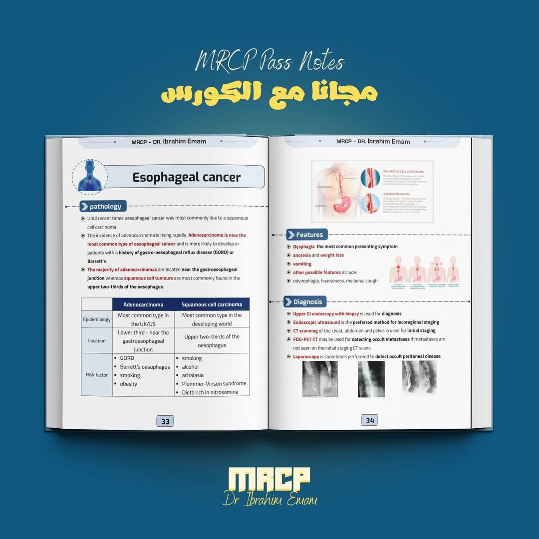 صفحة من كتاب MRCP للدكتور إبراهيم إمام
